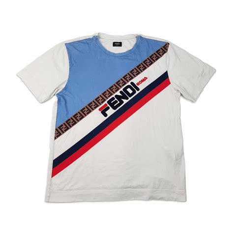 fendi x fila t shirt mens|fendi fila pieces.